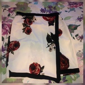 Rose Pencil Skirt 🌹